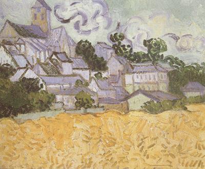 Vincent Van Gogh View of Auvers with Church (nn04)